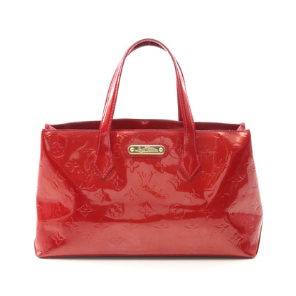 ウィルシャーPM モノグラムヴェルニ ポムダムール ハンドバッグ レザー レッド ルイヴィトン バッグ LOUIS VUITTON
