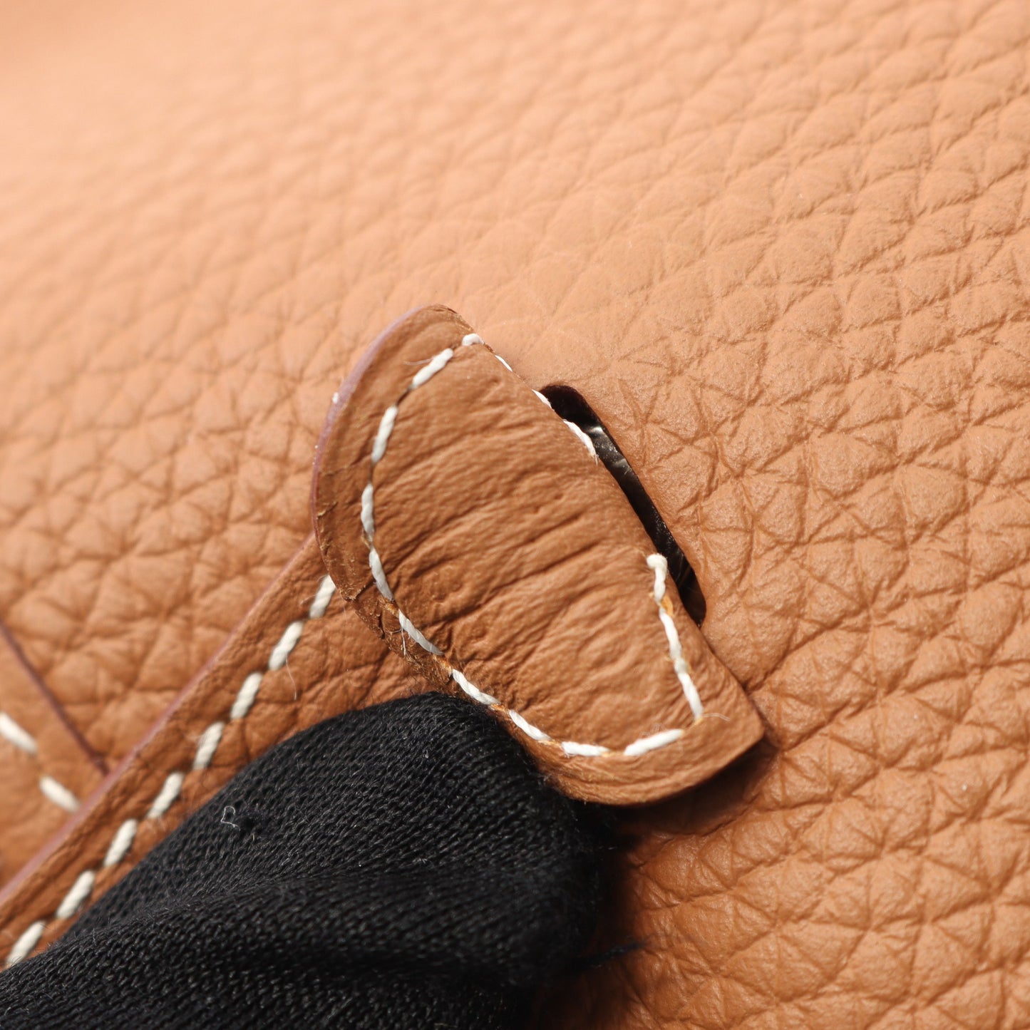 エヴリンTPM ゴールド ショルダーバッグ トリヨンクレマンス ライトブラウン シルバー金具 W刻印 エルメス バッグ HERMES
