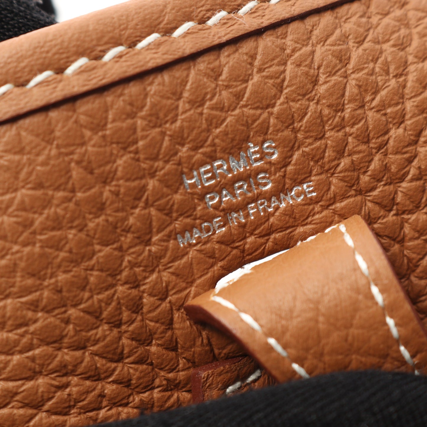 エヴリンTPM ゴールド ショルダーバッグ トリヨンクレマンス ライトブラウン シルバー金具 W刻印 エルメス バッグ HERMES