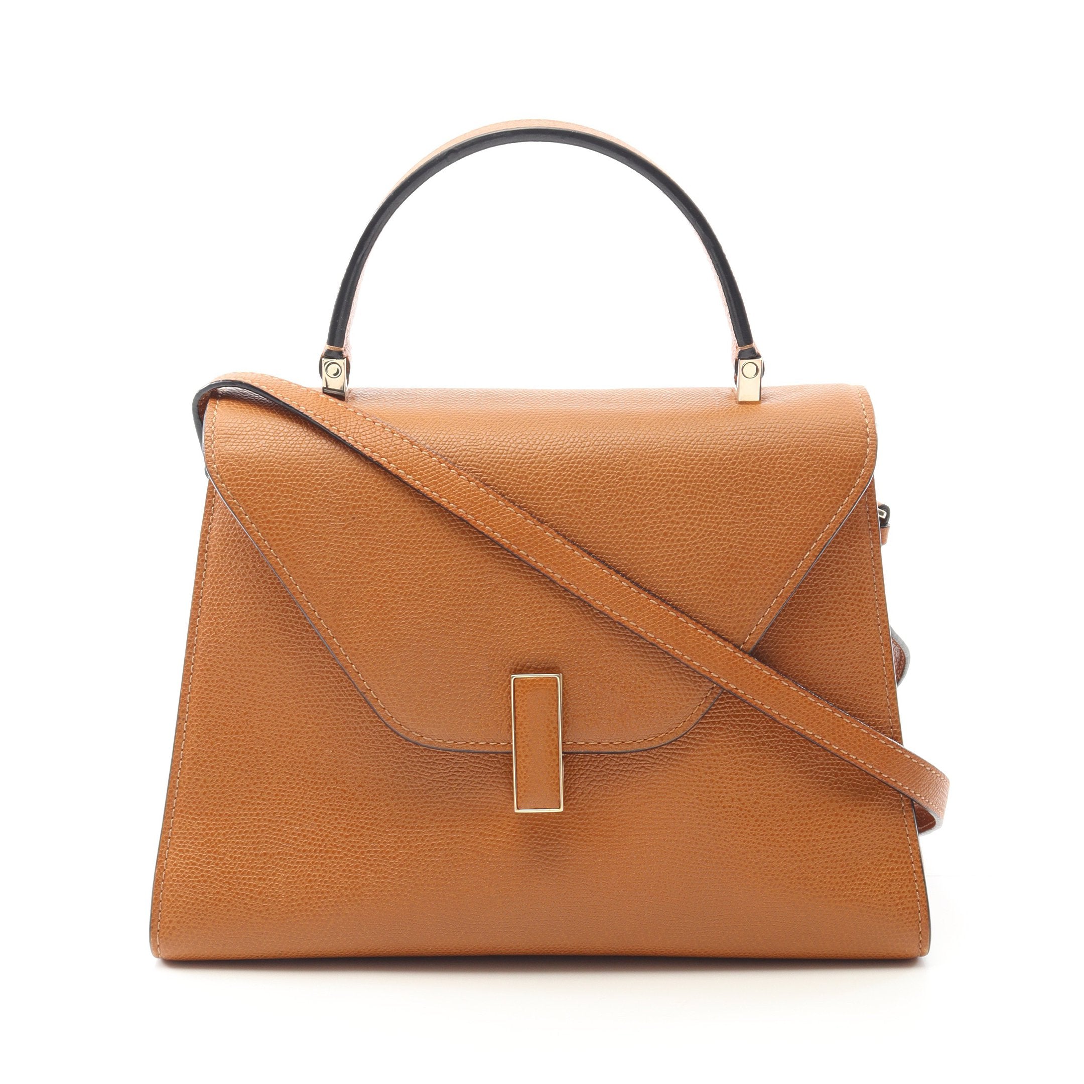 ミディアム イジィデ ハンドバッグ レザー ライトブラウン 2WAY ミディアム イジィデ ハンドバッグ レザー ライトブラウン 2WAY