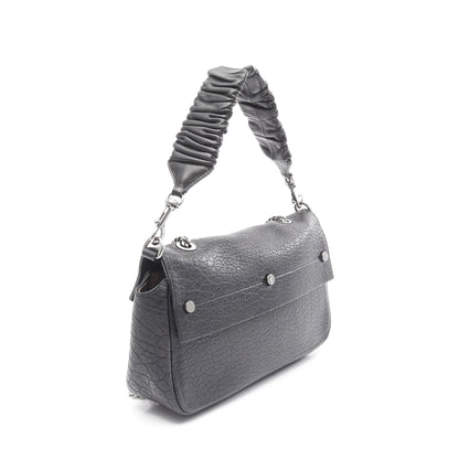 チェーンショルダーバッグ レザー ブラック 2WAY ジミーチュウ バッグ JIMMY CHOO