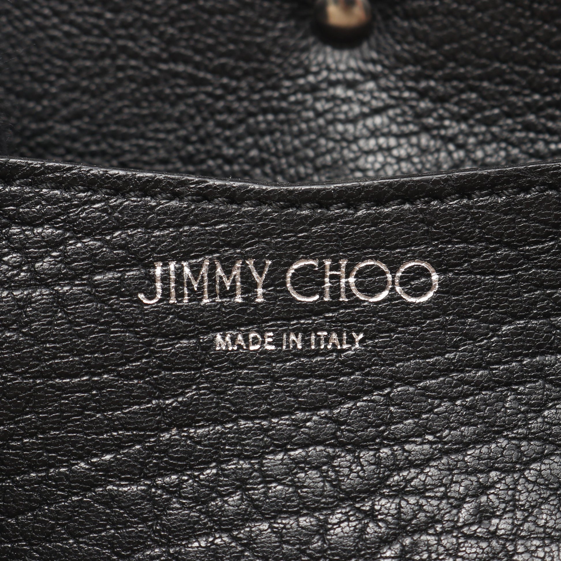 チェーンショルダーバッグ レザー ブラック 2WAY ジミーチュウ バッグ JIMMY CHOO