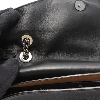 チェーンショルダーバッグ レザー ブラック 2WAY ジミーチュウ バッグ JIMMY CHOO