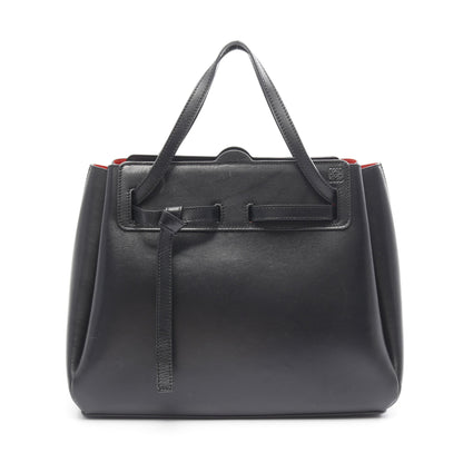 LAZO SHOPPER ラゾ ショッパー ショルダーバッグ トートバッグ レザー ブラック ロエベ バッグ LOEWE