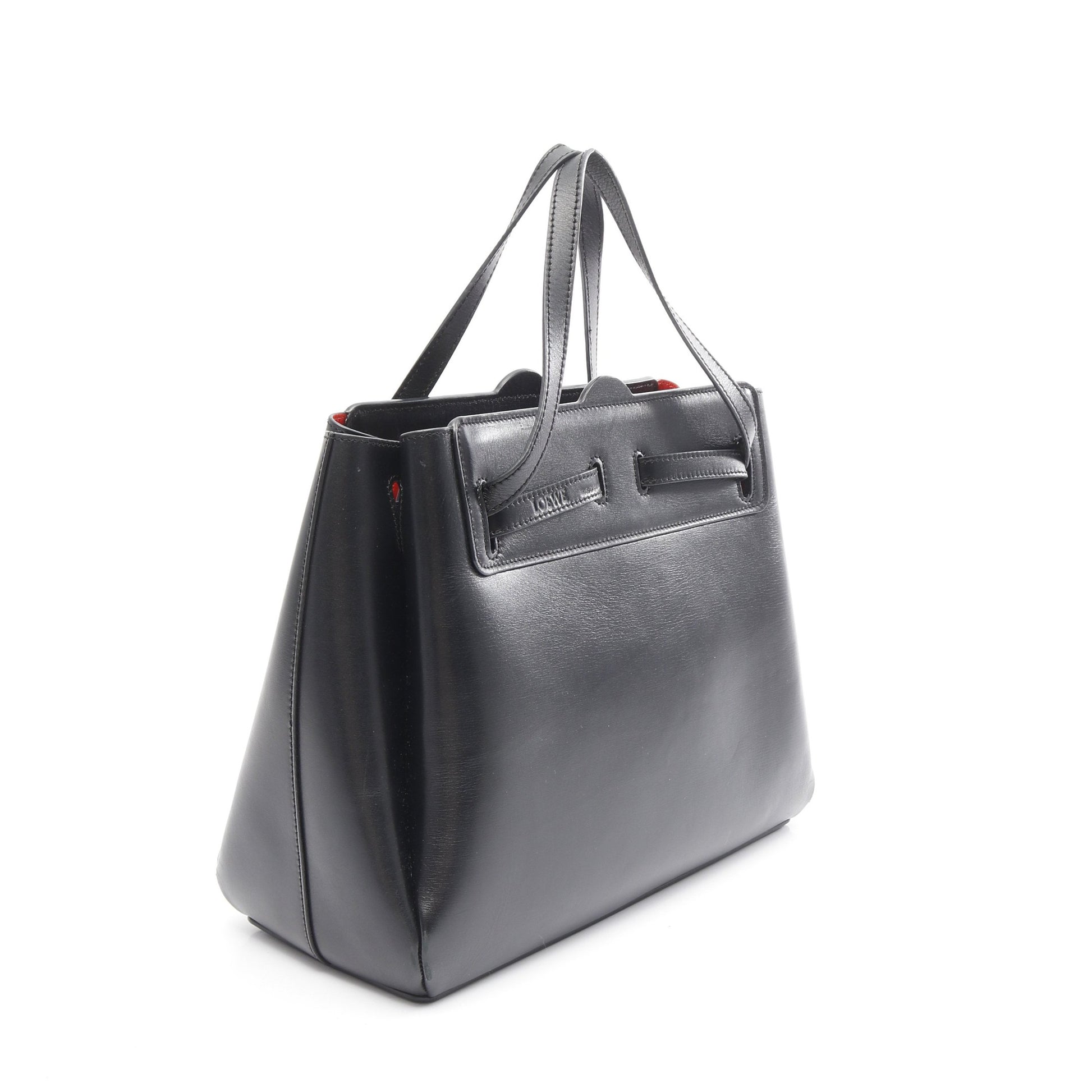 LAZO SHOPPER ラゾ ショッパー ショルダーバッグ トートバッグ レザー ブラック ロエベ バッグ LOEWE