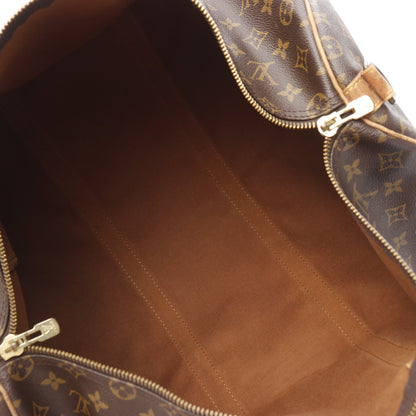 キーポル バンドリエール50 モノグラム ボストンバッグ PVC レザー ブラウン 2WAY ルイヴィトン バッグ LOUIS VUITTON