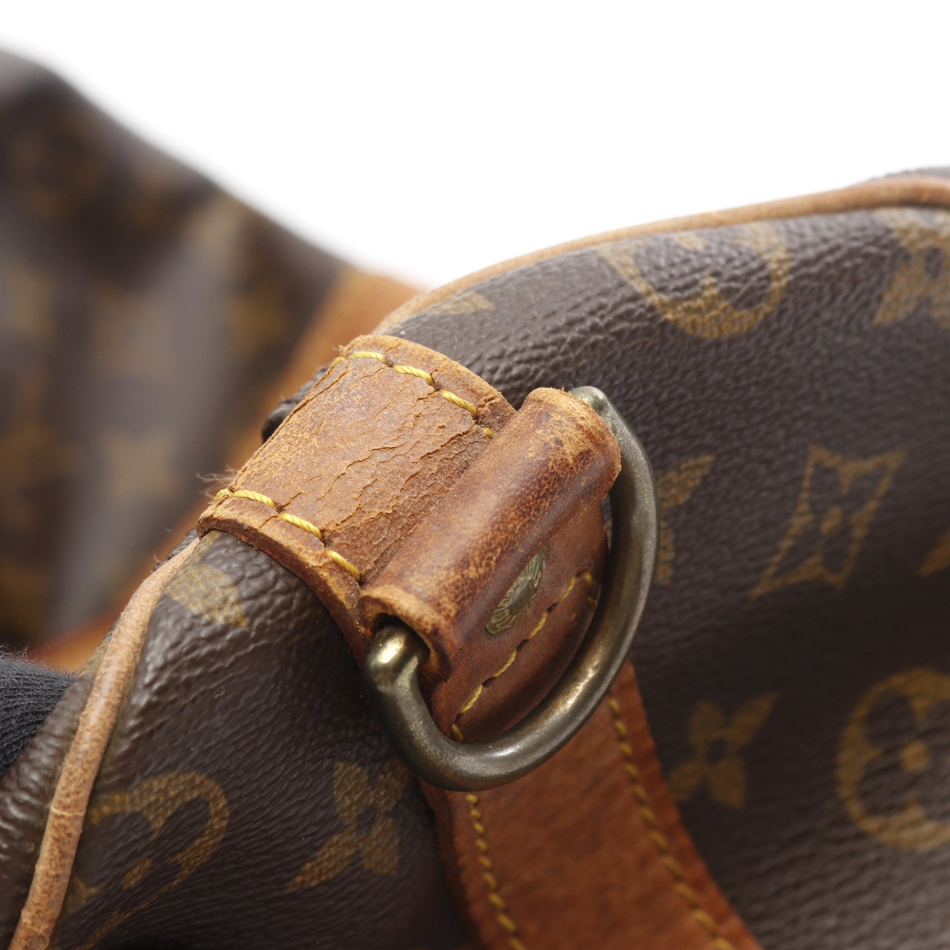 キーポル バンドリエール50 モノグラム ボストンバッグ PVC レザー ブラウン 2WAY ルイヴィトン バッグ LOUIS VUITTON