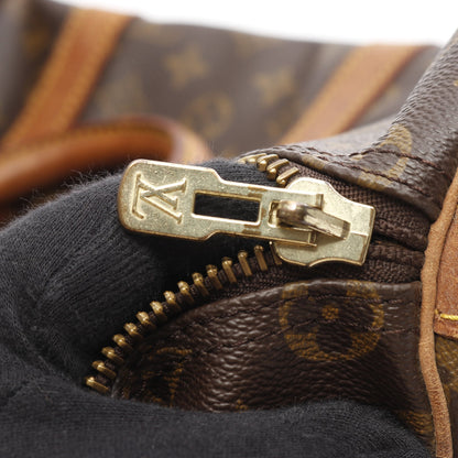 キーポル バンドリエール50 モノグラム ボストンバッグ PVC レザー ブラウン 2WAY ルイヴィトン バッグ LOUIS VUITTON