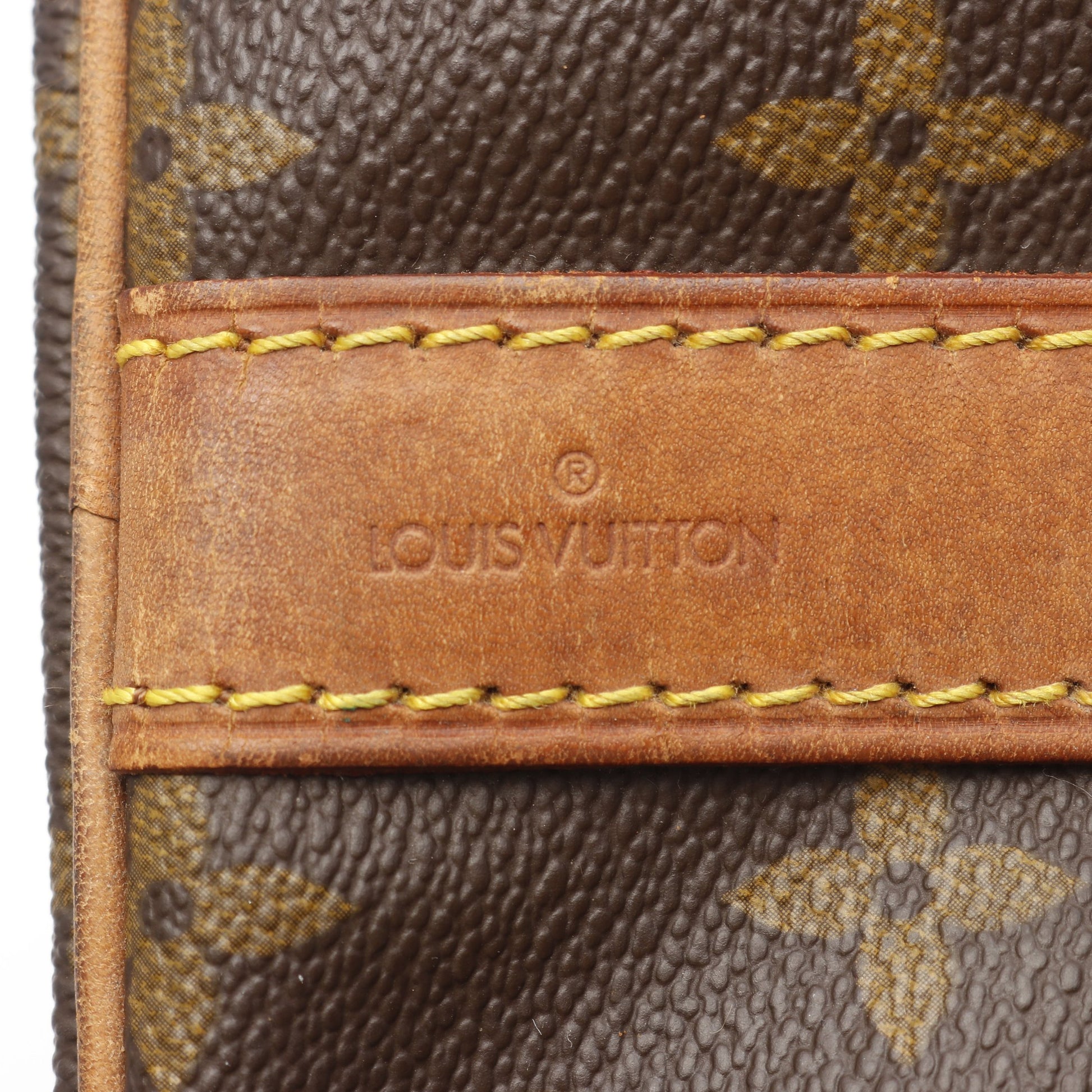 キーポル バンドリエール50 モノグラム ボストンバッグ PVC レザー ブラウン 2WAY ルイヴィトン バッグ LOUIS VUITTON