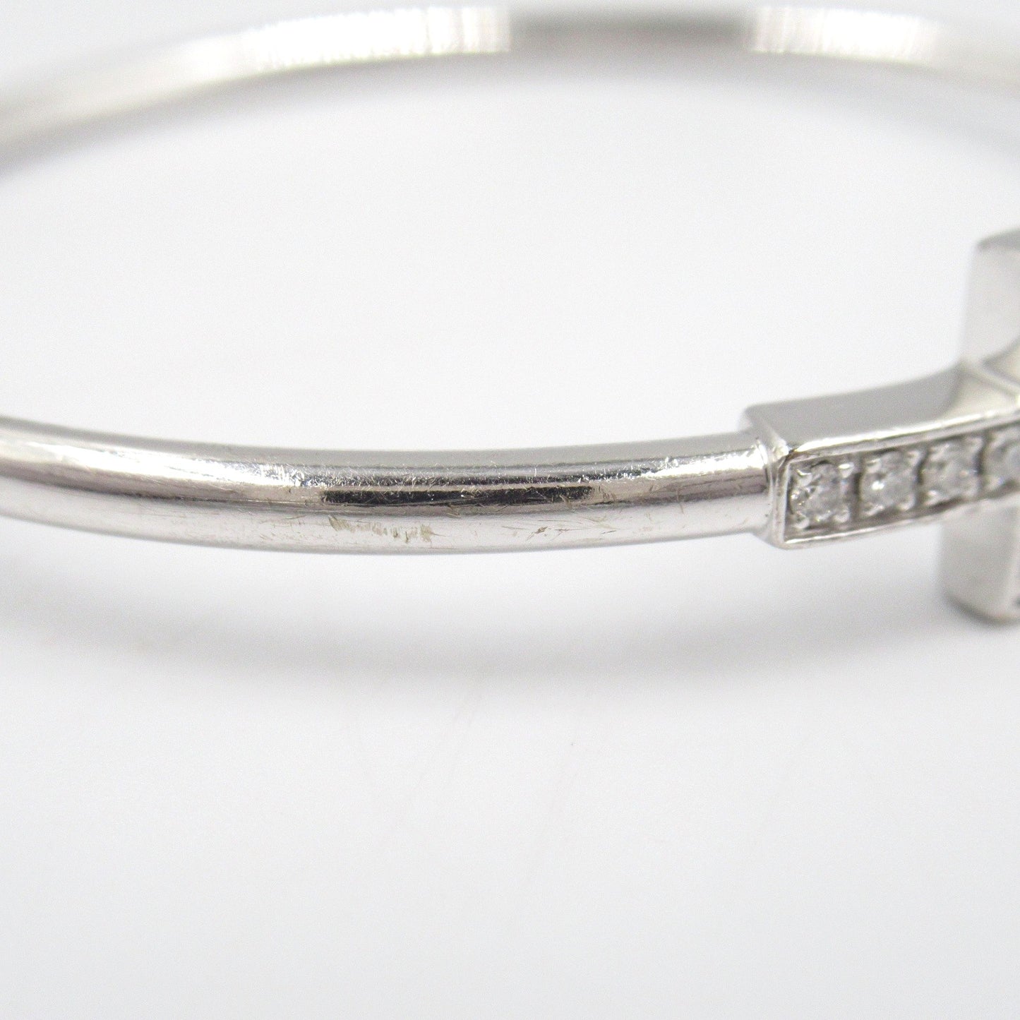 Tワイヤー ブレスレット ダイヤ ブレスレット K18WG（ホワイトゴールド） ダイヤモンド クリア ティファニー アクセサリー TIFFANY & Co.