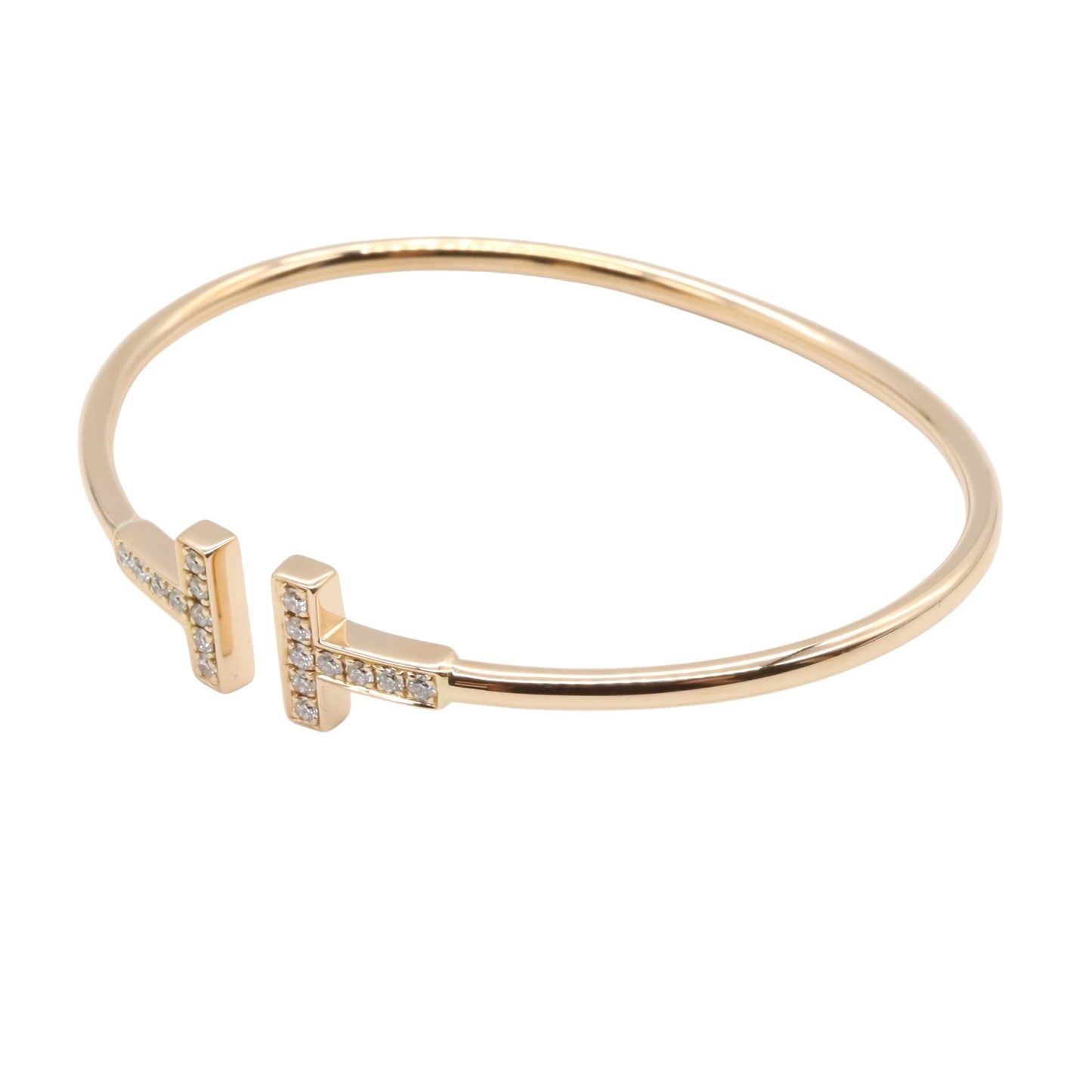 Tワイヤー ブレスレット ダイヤ ブレスレット K18PG（ピンクゴールド） ダイヤモンド クリア ティファニー アクセサリー TIFFANY & Co.