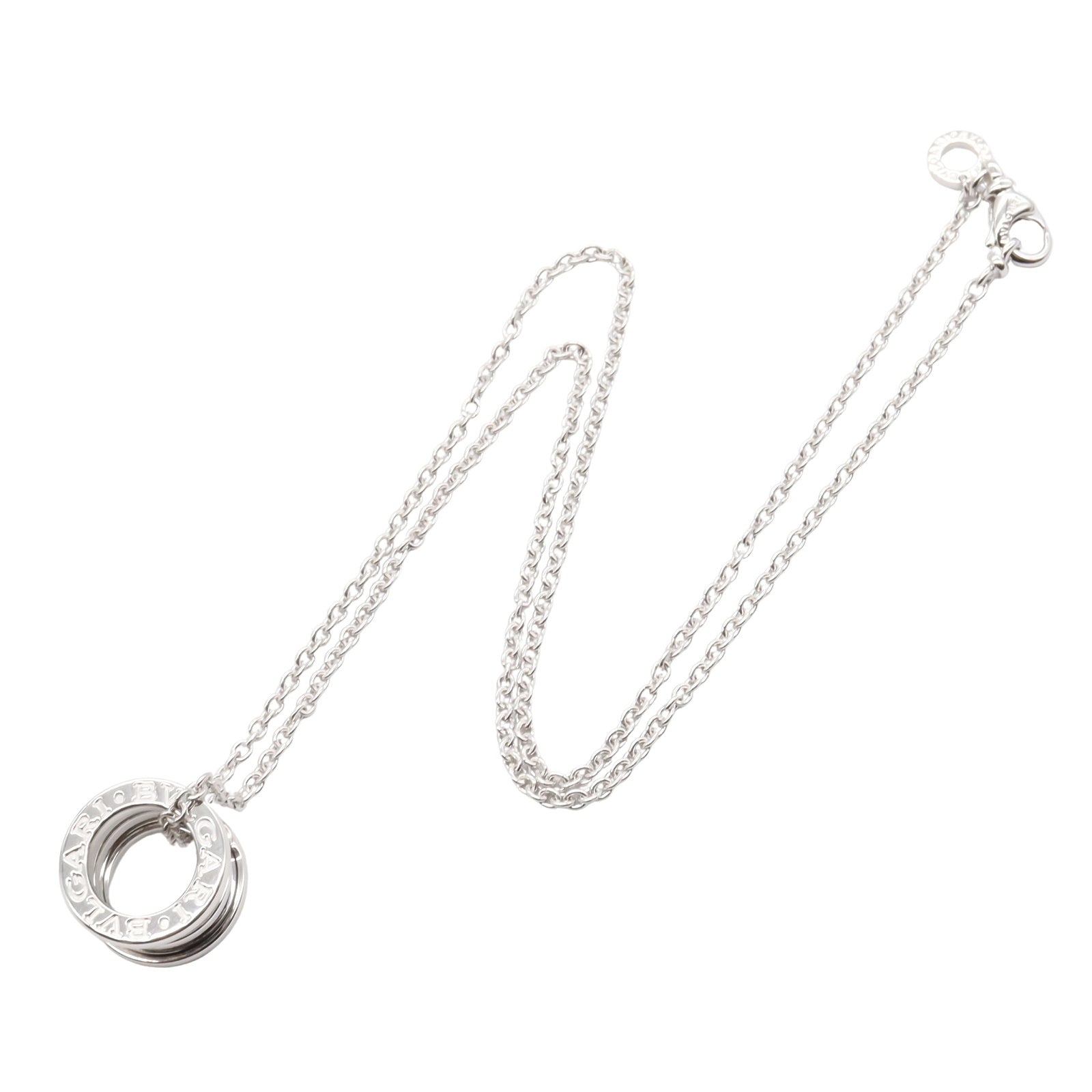 B-zero1 ビーゼロワン ネックレス ネックレス K18WG（ホワイトゴールド） シルバー ブルガリ アクセサリー BVLGARI