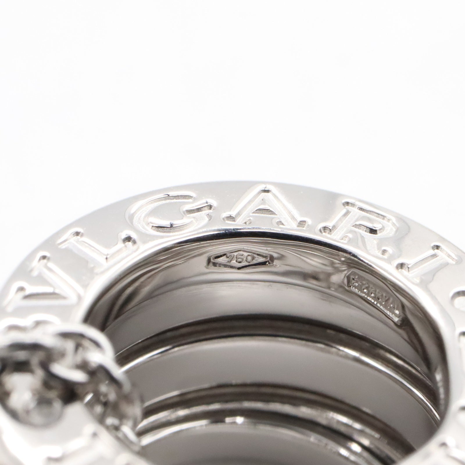 B-zero1 ビーゼロワン ネックレス ネックレス K18WG（ホワイトゴールド） シルバー ブルガリ アクセサリー BVLGARI