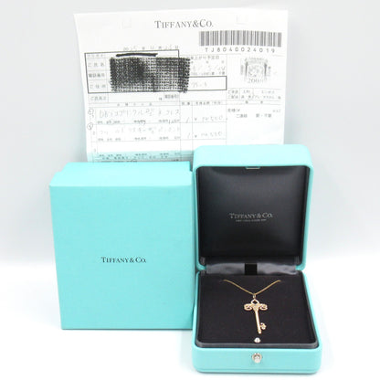 フルールドリスキーペンダント ダイヤ ネックレス K18PG（ピンクゴールド） ダイヤモンド クリア ティファニー アクセサリー TIFFANY & Co.