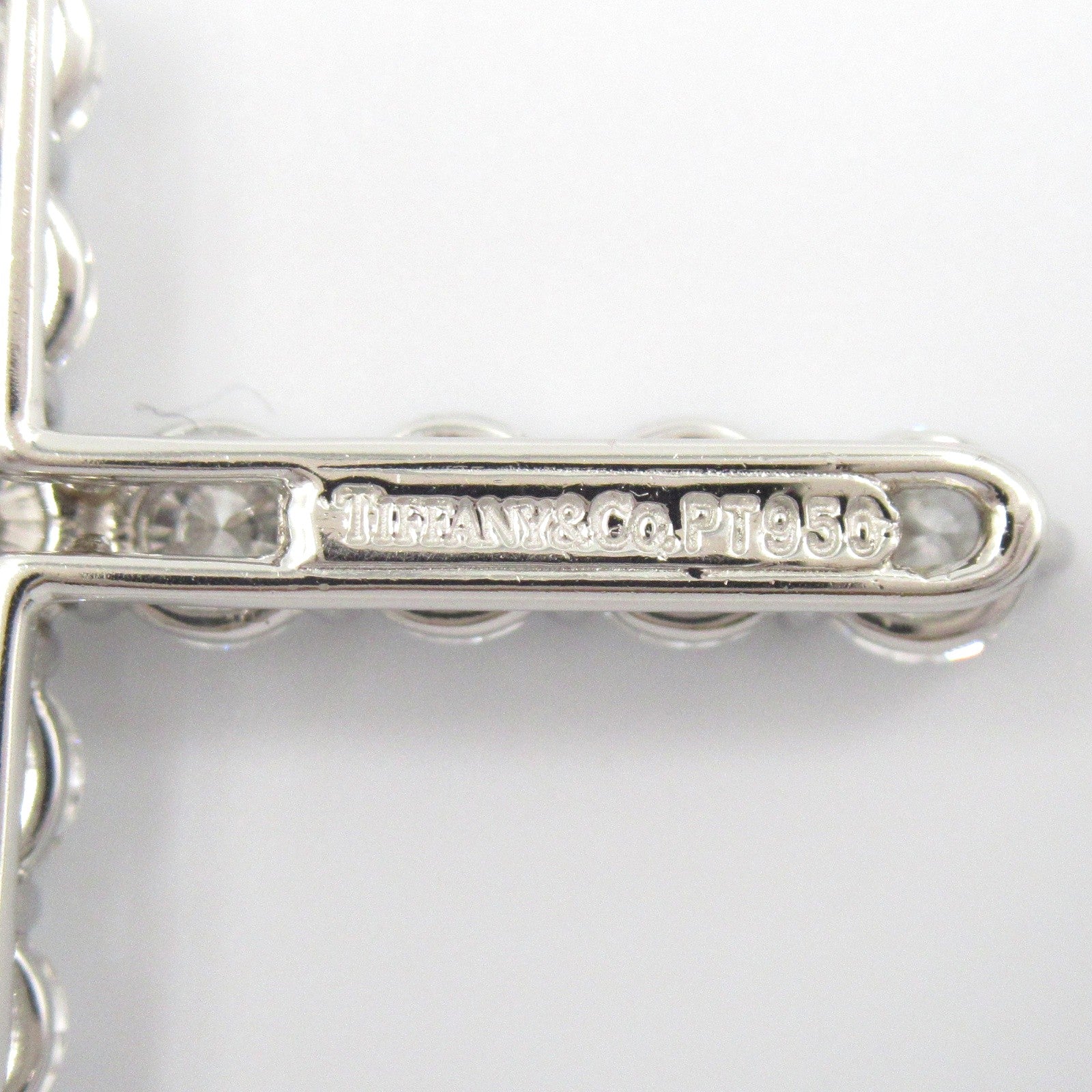 ラージクロスダイヤネックレス ネックレス Pt950プラチナ ダイヤモンド クリア ティファニー アクセサリー TIFFANY & Co.