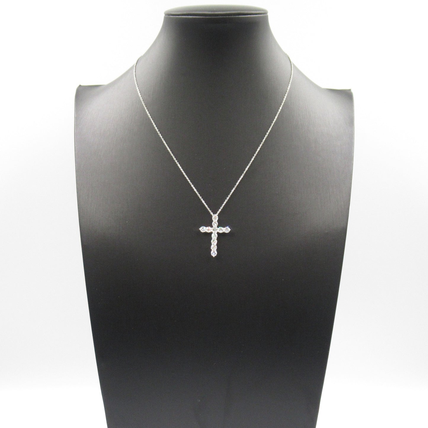 ラージクロスダイヤネックレス ネックレス Pt950プラチナ ダイヤモンド クリア ティファニー アクセサリー TIFFANY & Co.