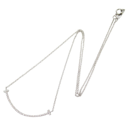 Tスマイル スモール ダイヤ ネックレス ネックレス K18WG（ホワイトゴールド） ダイヤモンド クリア ティファニー アクセサリー TIFFANY & Co.