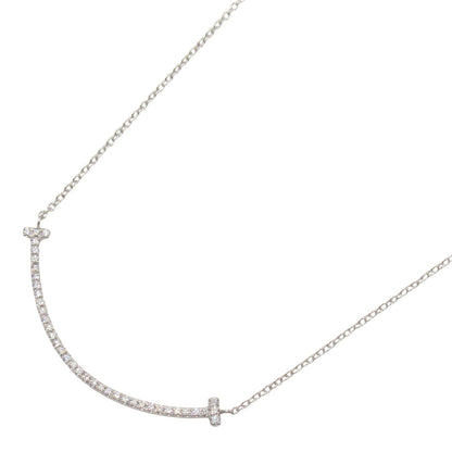 Tスマイル スモール ダイヤ ネックレス ネックレス K18WG（ホワイトゴールド） ダイヤモンド クリア ティファニー アクセサリー TIFFANY & Co.