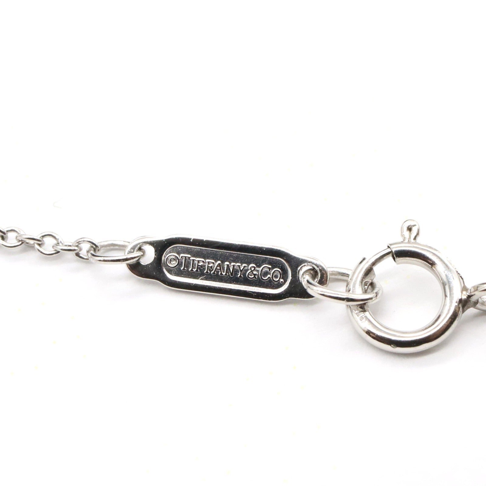 オープン スクエア ダイヤ ネックレス ネックレス Pt950プラチナ ダイヤモンド クリア ティファニー アクセサリー TIFFANY & Co.