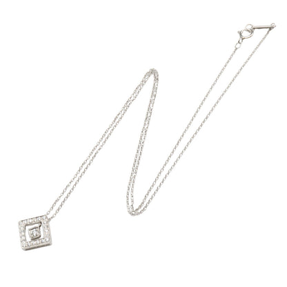 オープン スクエア ダイヤ ネックレス ネックレス Pt950プラチナ ダイヤモンド クリア ティファニー アクセサリー TIFFANY & Co.