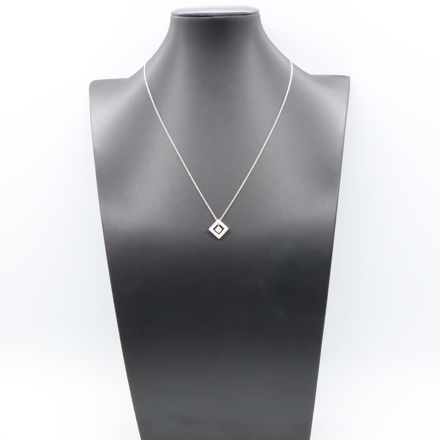 オープン スクエア ダイヤ ネックレス ネックレス Pt950プラチナ ダイヤモンド クリア ティファニー アクセサリー TIFFANY & Co.