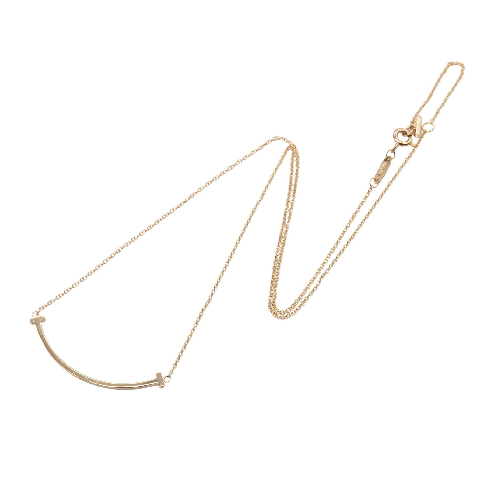 Tスマイル スモール ネックレス ネックレス K18PG（ピンクゴールド） ゴールド ティファニー アクセサリー TIFFANY & Co.