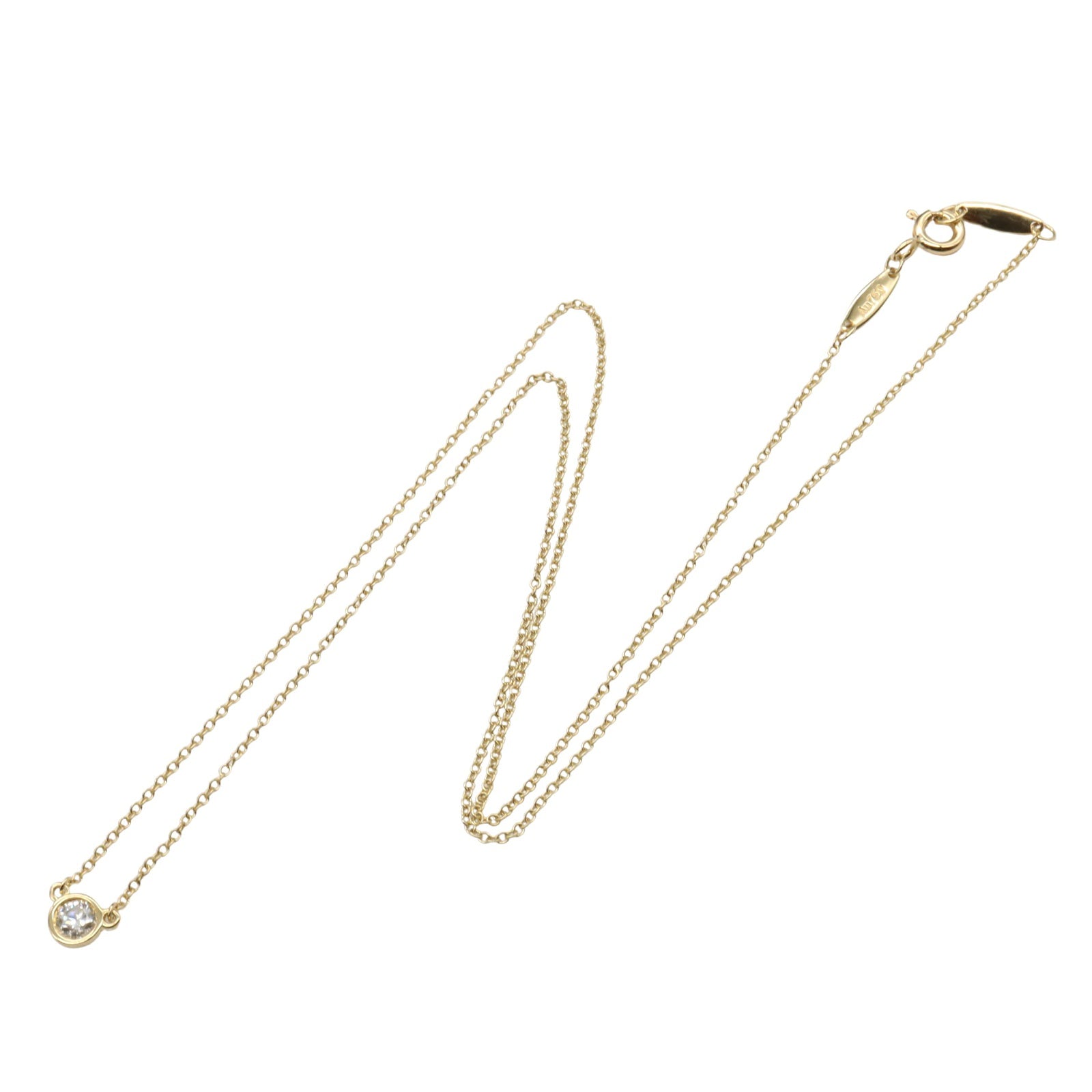 バイザヤード ネックレス ネックレス K18（イエローゴールド） ダイヤモンド クリア ティファニー アクセサリー TIFFANY & Co.