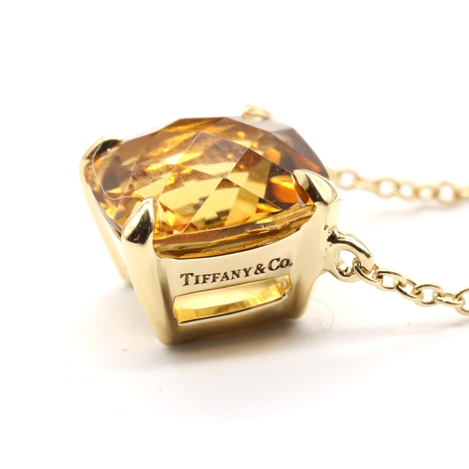 シトリン スパークラー ネックレス ネックレス K18（イエローゴールド