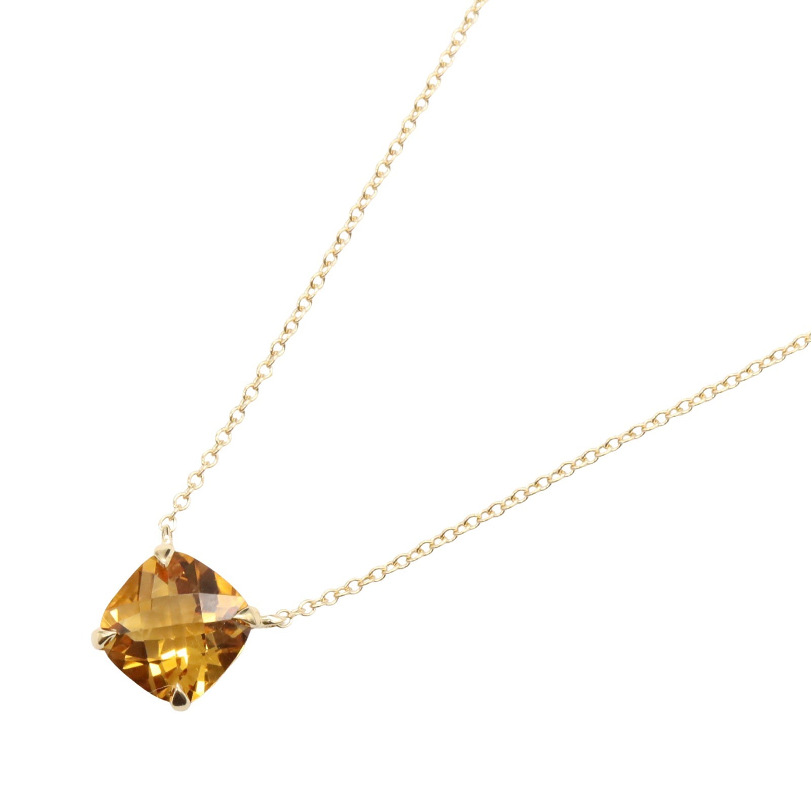 シトリン スパークラー ネックレス ネックレス K18（イエローゴールド