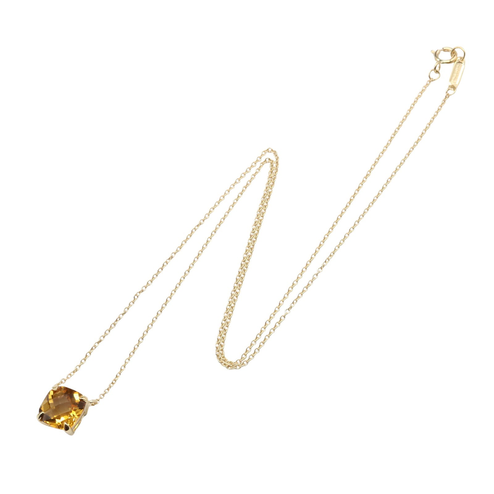 シトリン スパークラー ネックレス ネックレス K18（イエローゴールド