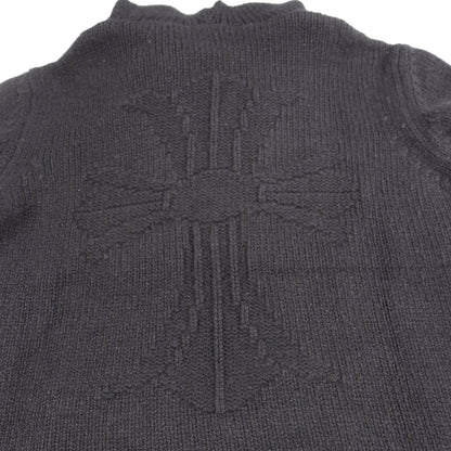 CHクロス プルオーバーパーカー ニット カシミヤ ブラック クロムハーツ トップス Chrome Hearts
