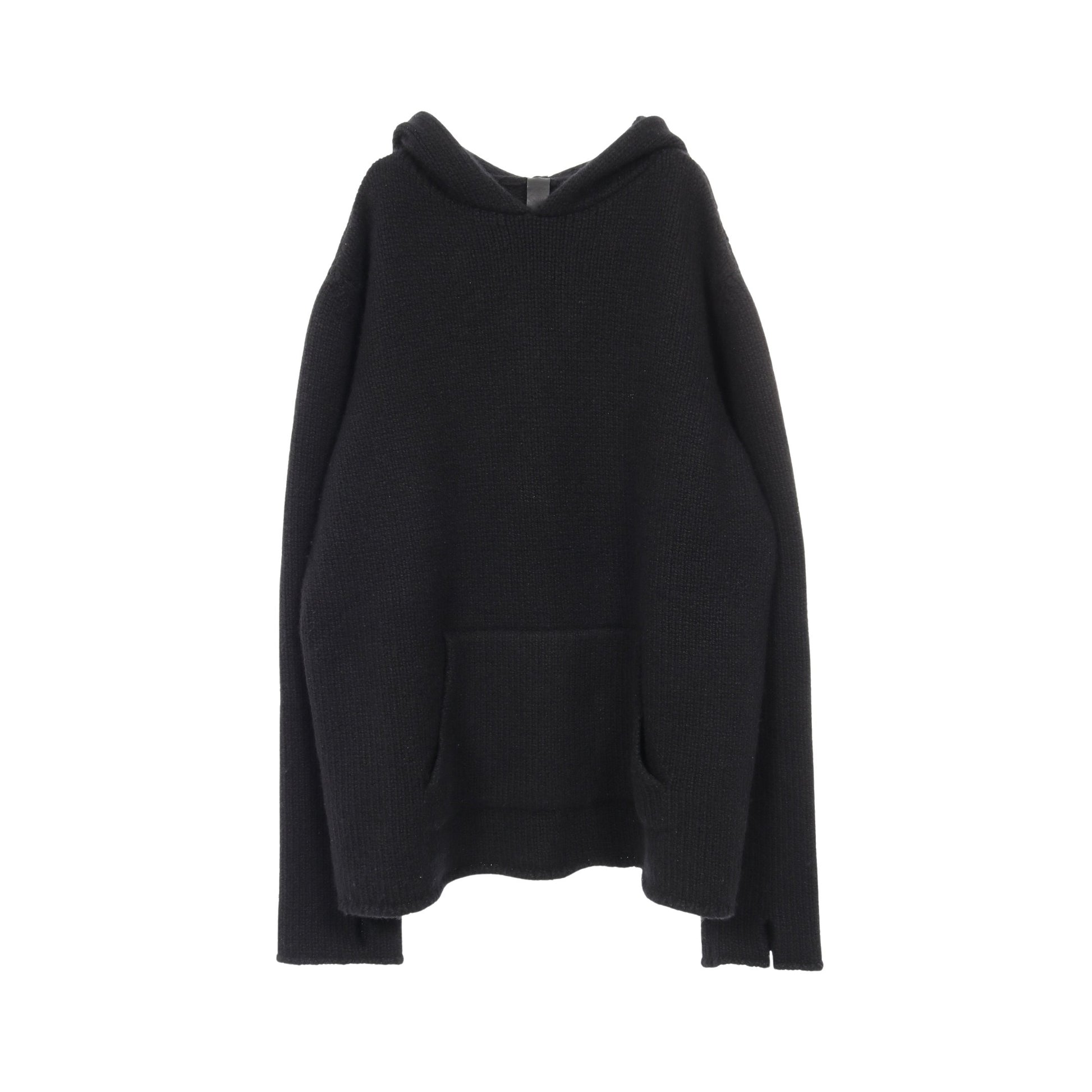 CHクロス プルオーバーパーカー ニット カシミヤ ブラック クロムハーツ トップス Chrome Hearts