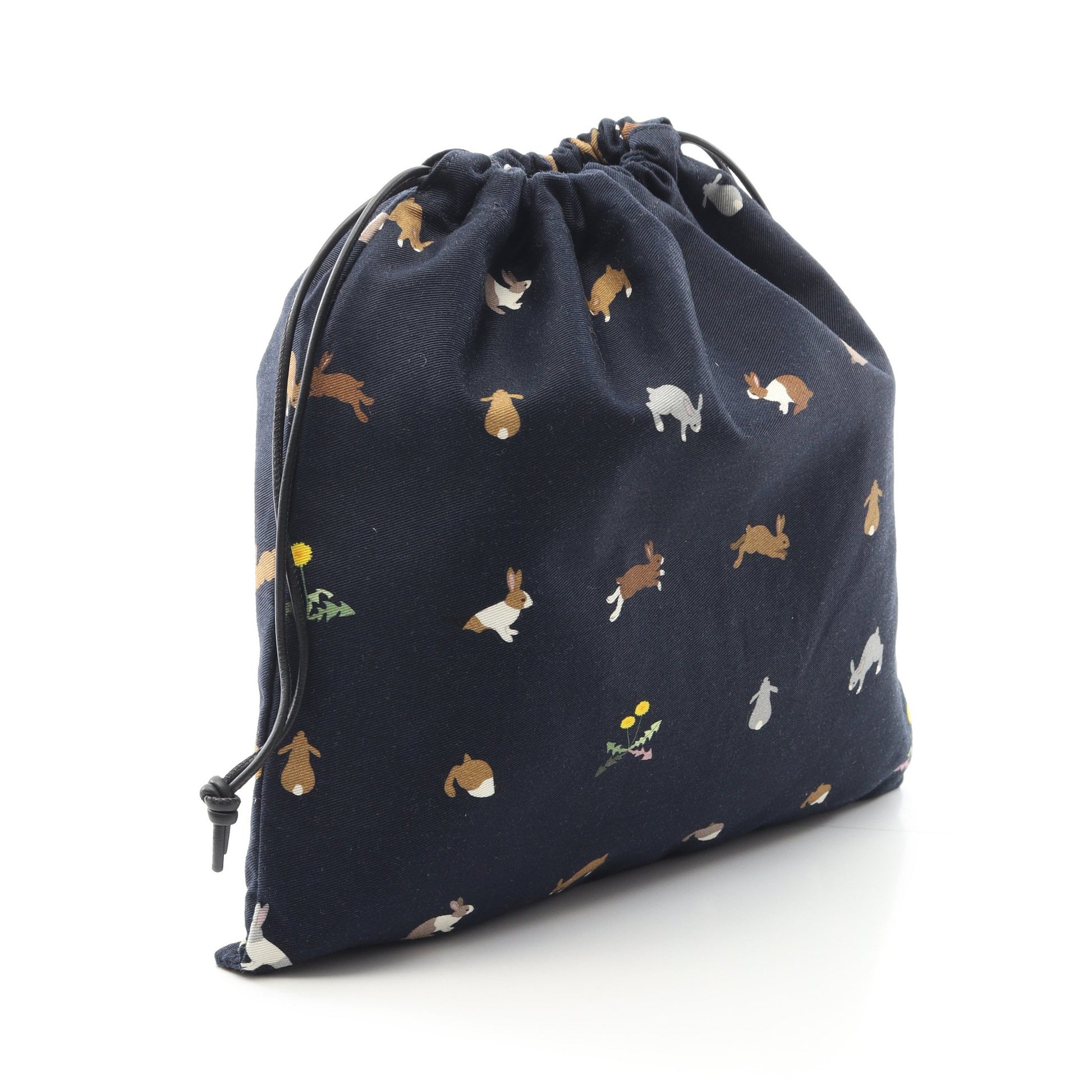 LOEWE × Suna Fujita ポーチ コットン ネイビー マルチカラー ドローストリング 巾着 ロエベ 財布・小物 LOEWE