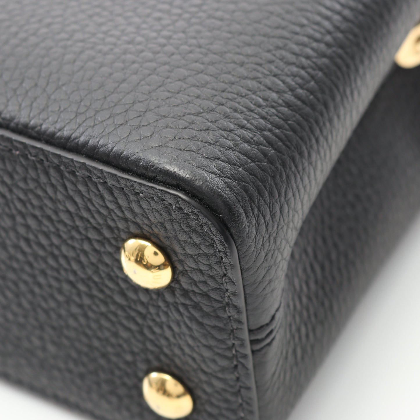 カプシーヌMINI ハンドバッグ トリヨンレザー ブラック 2WAY ルイヴィトン バッグ LOUIS VUITTON
