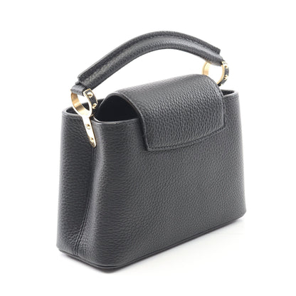カプシーヌMINI ハンドバッグ トリヨンレザー ブラック 2WAY ルイヴィトン バッグ LOUIS VUITTON