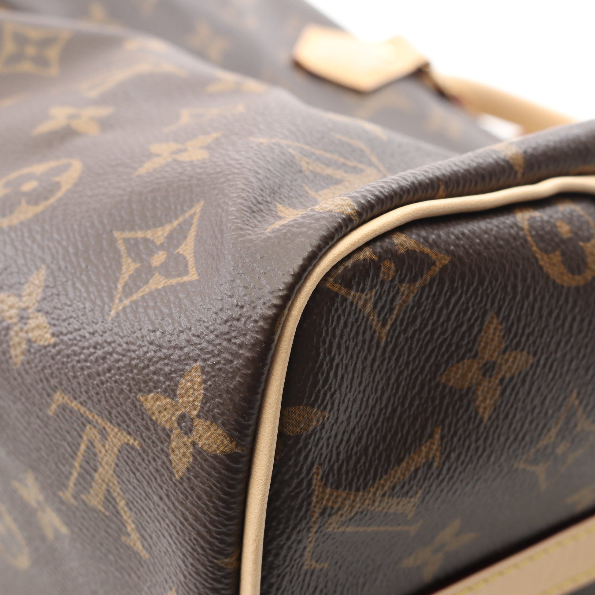 スピーディ バンドリエール30 モノグラム ハンドバッグ PVC レザー ブラウン 2WAY ルイヴィトン バッグ LOUIS VUITTON