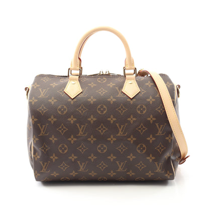 スピーディ バンドリエール30 モノグラム ハンドバッグ PVC レザー ブラウン 2WAY ルイヴィトン バッグ LOUIS VUITTON