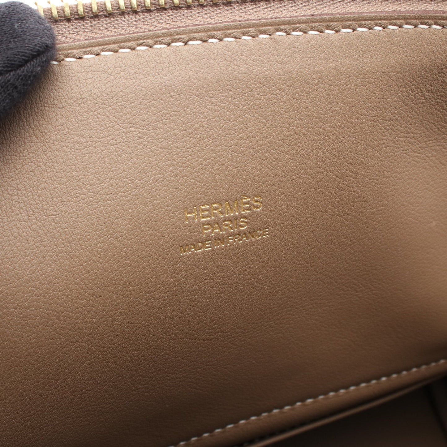 ボリード31 エトゥープ ハンドバッグ トリヨンクレマンス グレーブラウン ゴールド金具 2WAY Z刻印 エルメス バッグ HERMES