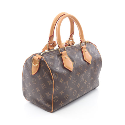 スピーディ P9 バンドリエール 25 モノグラム ハンドバッグ レザー ブラウン 2WAY ルイヴィトン バッグ LOUIS VUITTON