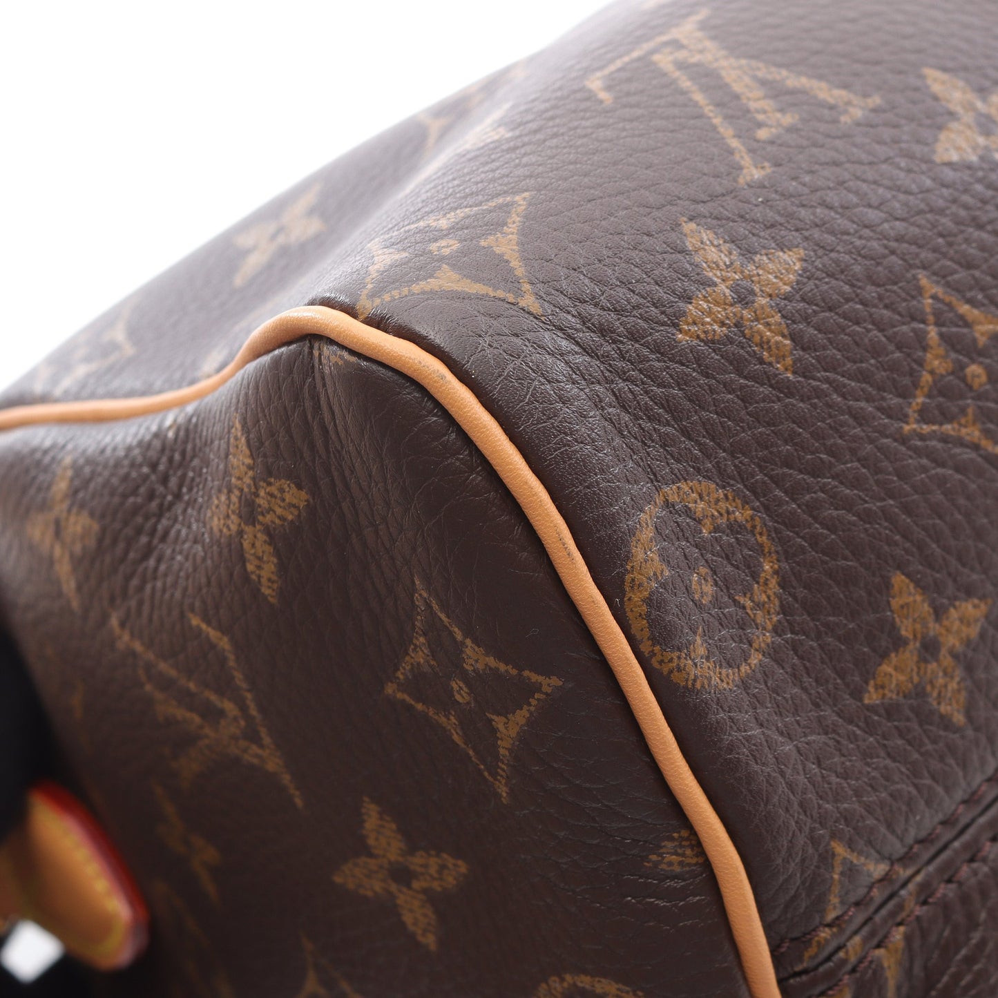 スピーディ P9 バンドリエール 25 モノグラム ハンドバッグ レザー ブラウン 2WAY ルイヴィトン バッグ LOUIS VUITTON
