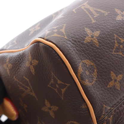 スピーディ P9 バンドリエール 25 モノグラム ハンドバッグ レザー ブラウン 2WAY ルイヴィトン バッグ LOUIS VUITTON