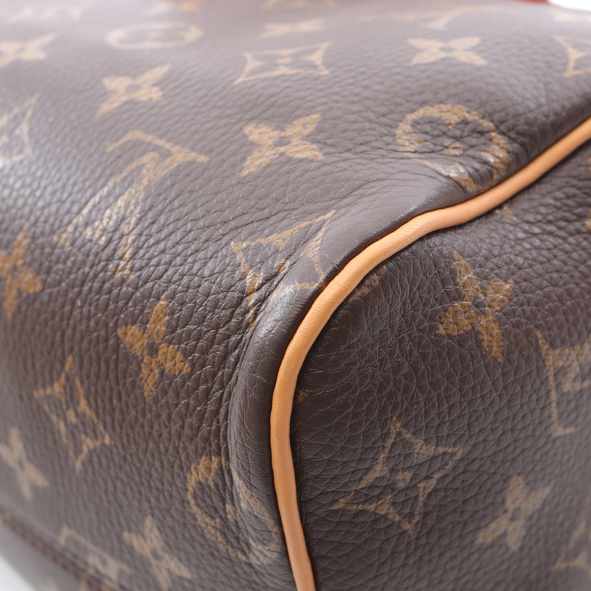スピーディ P9 バンドリエール 25 モノグラム ハンドバッグ レザー ブラウン 2WAY ルイヴィトン バッグ LOUIS VUITTON