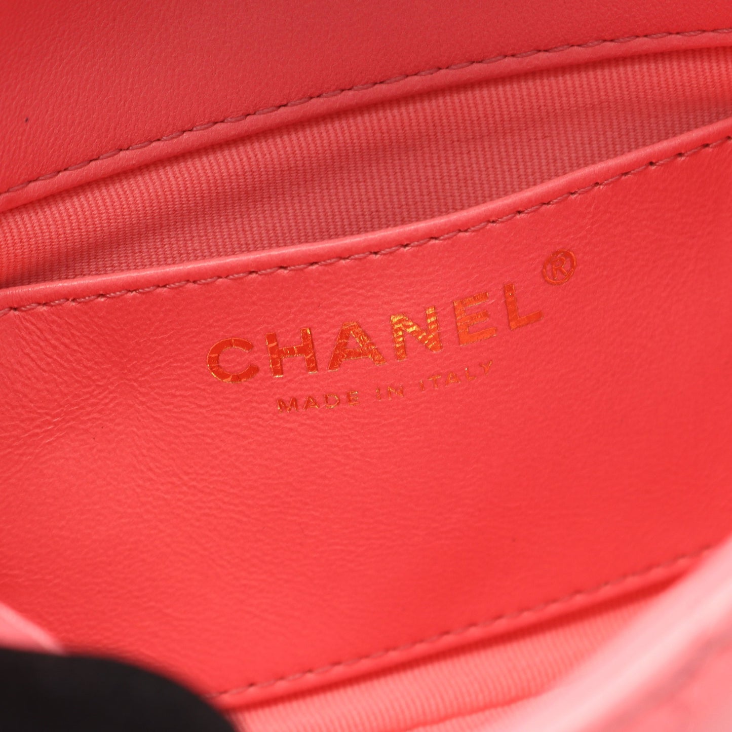 マトラッセ チェーンショルダーバッグ ラムスキン ピンク ゴールド金具 シャネル バッグ CHANEL