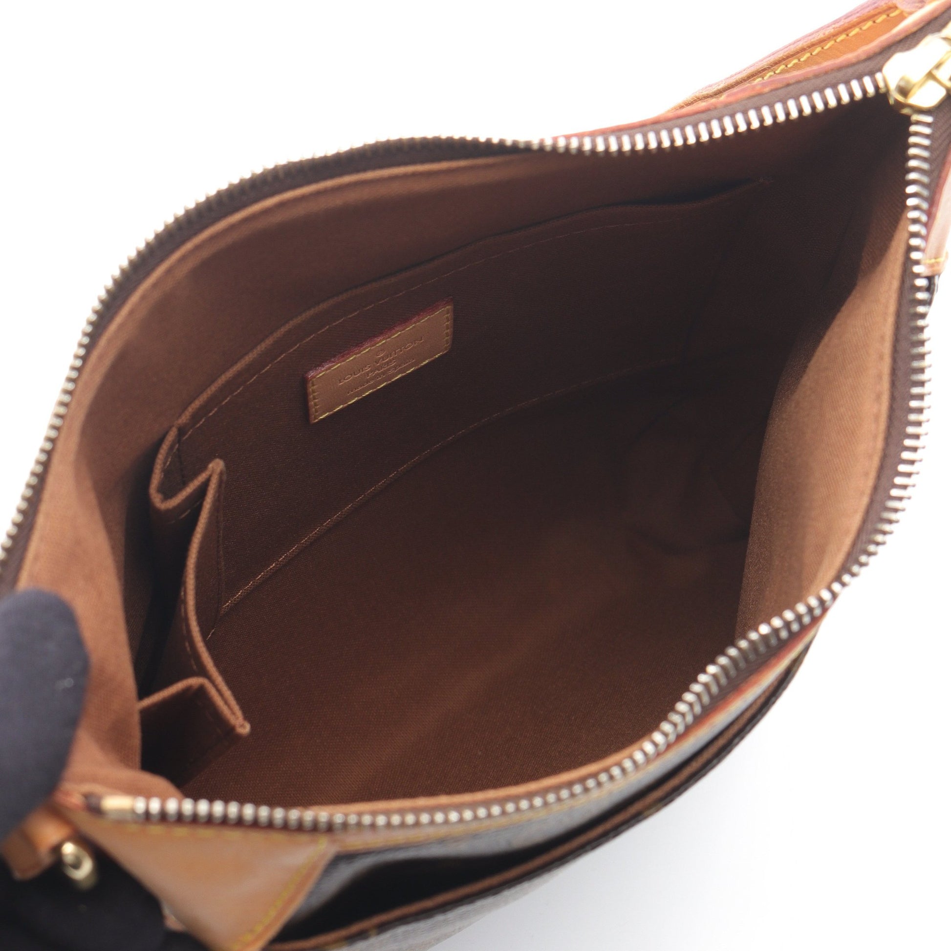 オデオンPM モノグラム ショルダーバッグ PVC レザー ブラウン ルイヴィトン バッグ LOUIS VUITTON