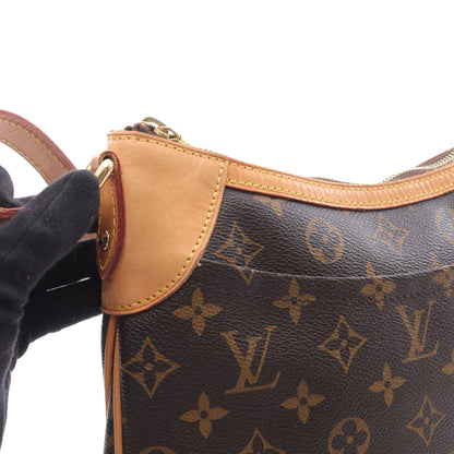 オデオンPM モノグラム ショルダーバッグ PVC レザー ブラウン ルイヴィトン バッグ LOUIS VUITTON