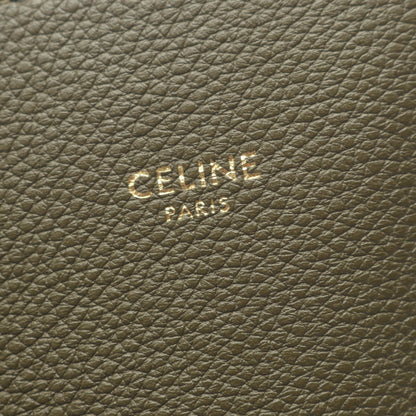 カバファントム スモール ショルダーバッグ トートバッグ レザー カーキグリーン セリーヌ バッグ CELINE