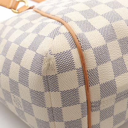トータリーPM ダミエアズール ショルダーバッグ トートバッグ PVC レザー ホワイト ルイヴィトン バッグ LOUIS VUITTON