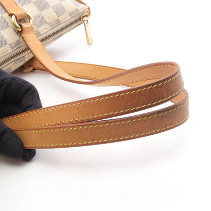 トータリーPM ダミエアズール ショルダーバッグ トートバッグ PVC レザー ホワイト ルイヴィトン バッグ LOUIS VUITTON