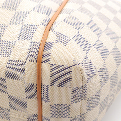 トータリーPM ダミエアズール ショルダーバッグ トートバッグ PVC レザー ホワイト ルイヴィトン バッグ LOUIS VUITTON