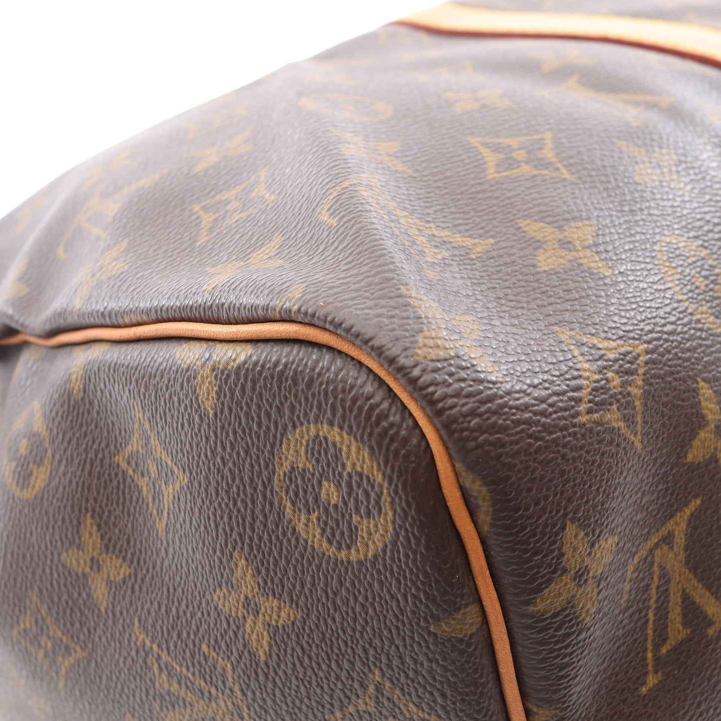 キーポル45 モノグラム ボストンバッグ PVC レザー ブラウン ルイヴィトン バッグ LOUIS VUITTON